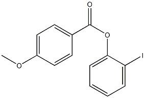 4-Methoxybenzoic acid 2-iodophenyl ester