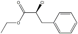 [S,(+)]-2-Chloro-3-phenylpropionic acid ethyl ester 结构式