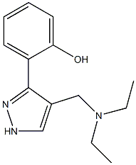 2-[4-[(Diethylamino)methyl]-1H-pyrazol-3-yl]phenol