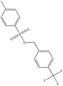 p-Toluenesulfonic acid 4-(trifluoromethyl)benzyl ester,,结构式