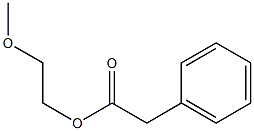 フェニル酢酸2-メトキシエチル 化学構造式