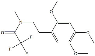 N-[2-(2,4,5-Trimethoxyphenyl)ethyl]-N-methyl-2,2,2-trifluoroacetamide Structure