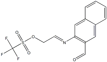 2-(2,3-Naphthalimino)ethyl trifluoromethanesulphonate Structure