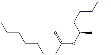 (-)-Octanoic acid (R)-1-methylhexyl ester Structure