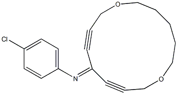 11-(4-Chlorophenylimino)-1,7-dioxacyclotetradeca-9,12-diyne