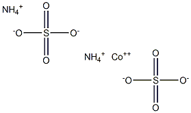 硫酸アンモニウムコバルト(II) 化学構造式