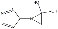 3-(2,2-Dihydroxy-1-aziridinyl)-3H-pyrazole