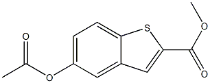 5-Acetyloxybenzo[b]thiophene-2-carboxylic acid methyl ester