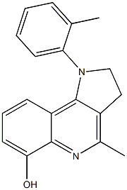 1-(2-Methylphenyl)-4-methyl-6-hydroxy-2,3-dihydro-1H-pyrrolo[3,2-c]quinoline