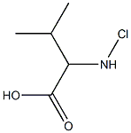 2-Chloroamino-3-methylbutyric acid Struktur