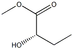 (S)-2-ヒドロキシ酪酸メチル 化学構造式