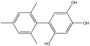 5-(2,4,6-Trimethylphenyl)benzene-1,2,4-triol