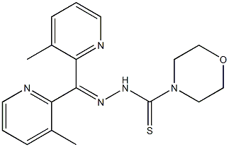 Methyl(2-pyridinyl) ketone morpholinothiocarbonyl hydrazone