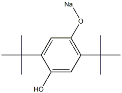 2,5-Di(tert-butyl)-4-(sodiooxy)phenol Structure