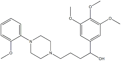 4-[4-(2-Methoxyphenyl)piperazin-1-yl]-1-(3,4,5-trimethoxyphenyl)-1-butanol