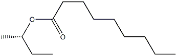 (+)-Nonanoic acid (S)-sec-butyl ester Structure