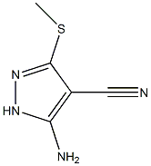 5-Amino-3-(methylthio)-1H-pyrazole-4-carbonitrile