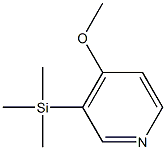 3-(Trimethylsilyl)-4-methoxypyridine Structure