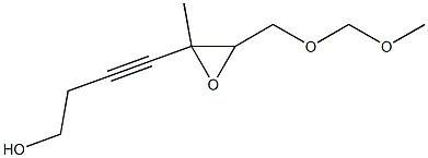 5,6-Epoxy-7-(methoxymethoxy)-5-methyl-3-heptyn-1-ol Structure