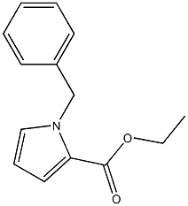 1-Benzyl-1H-pyrrole-2-carboxylic acid ethyl ester,,结构式