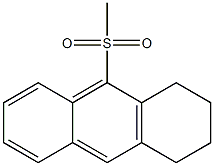 1,2,3,4-Tetrahydro-9-(methylsulfonyl)anthracene Struktur