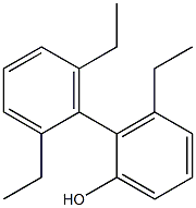 3-Ethyl-2-(2,6-diethylphenyl)phenol,,结构式