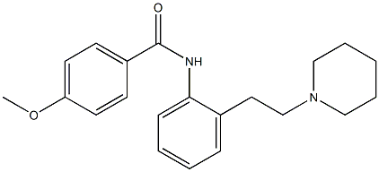 N-[2-(2-Piperidinoethyl)phenyl]-4-methoxybenzamide