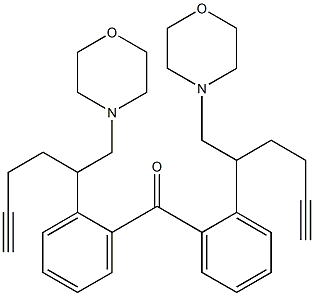 1-(Morpholinomethyl)-4-pentynylphenyl ketone 结构式