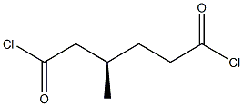 [R,(+)]-3-Methylhexanedioic acid dichloride Structure