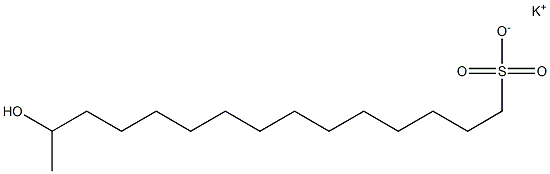 14-Hydroxypentadecane-1-sulfonic acid potassium salt