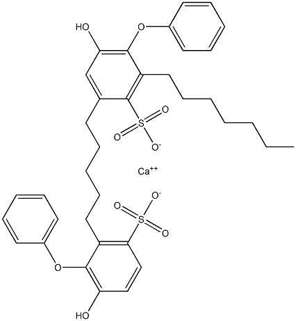  Bis(6-hydroxy-2-heptyl[oxybisbenzene]-3-sulfonic acid)calcium salt