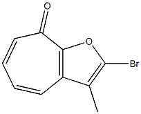 2-Bromo-3-methyl-8H-cyclohepta[b]furan-8-one Structure