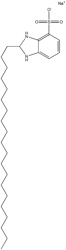 2,3-Dihydro-2-icosyl-1H-benzimidazole-4-sulfonic acid sodium salt Structure