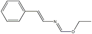 1-Phenyl-N-[(ethoxy)methylene]ethenamine 结构式