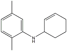 2,5-ジメチル-N-(2-シクロヘキセニル)アニリン 化学構造式