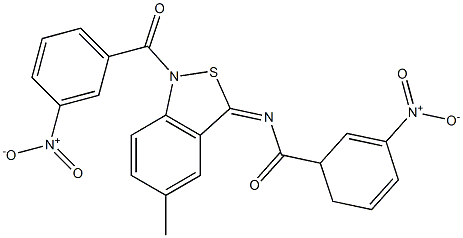 5-Methyl-1-(m-nitrobenzoyl)-3(1H)-(m-nitrobenzoyl)imino-2,1-benzisothiazole