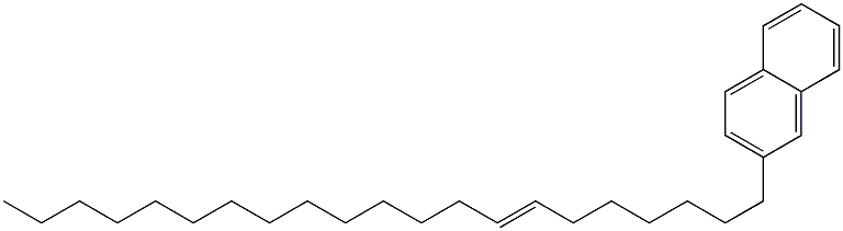 2-(7-ヘニコセニル)ナフタレン 化学構造式