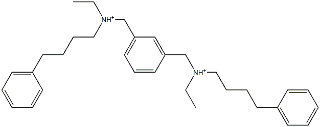 1,3-Phenylenebis[N-ethyl-N-(4-phenylbutyl)methanaminium]