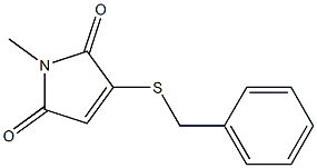 3-Benzylthio-1-methyl-1H-pyrrole-2,5-dione Structure