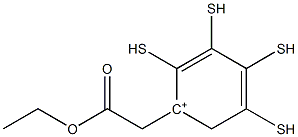 [1-(2-Ethoxy-2-oxoethyl)-2,3,4,5-tetrahydrothiophen]-1-ium Structure