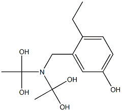  3-[Bis(1,1-dihydroxyethyl)aminomethyl]-4-ethylphenol