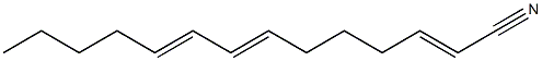 2,7,9-Tetradecatrienenitrile Structure