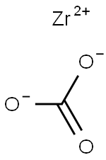 Carbonic acid zirconium(II) salt,,结构式