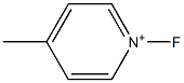 1-Fluoro-4-methylpyridinium,,结构式