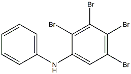 2,3,4,5-Tetrabromophenylphenylamine Structure