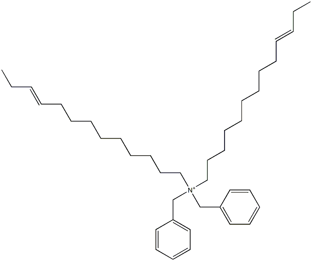 Di(10-tridecenyl)dibenzylaminium Structure