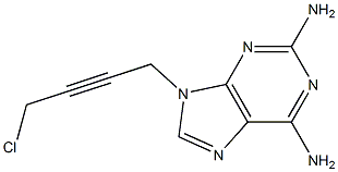 9-(4-Chloro-2-butynyl)-9H-purine-2,6-diamine