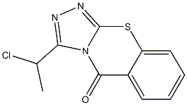 3-(1-Chloroethyl)-5H-1,2,4-triazolo[3,4-b][1,3]benzothiazin-5-one,,结构式