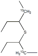 Ethyl(1-13C)propyl sulfide Structure