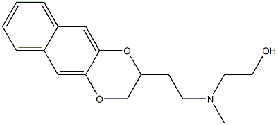 2-[N-[2-(2,3-Dihydronaphtho[2,3-b]-p-dioxin-2-yl)ethyl]-N-methylamino]ethanol